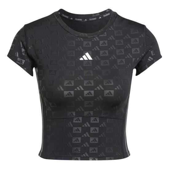 Adidas Hyperglam Training Emboss T-Shirt Womens  