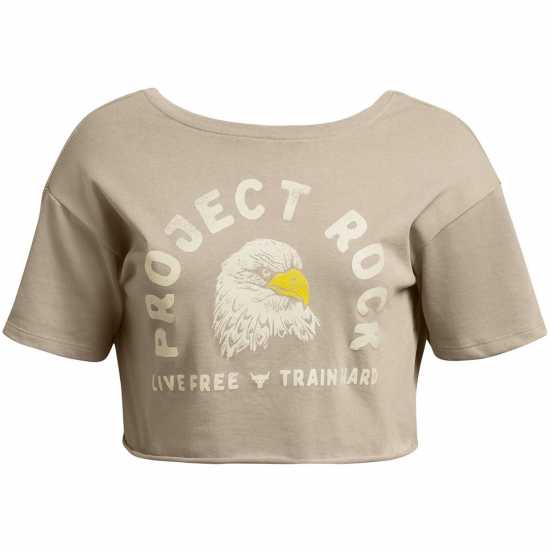 Under Armour Balance Graphic Short-Sleeve Performance Gym Top Кафяво 