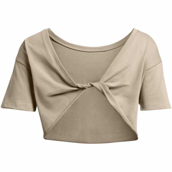 Under Armour Balance Graphic Short-Sleeve Performance Gym Top Кафяво 