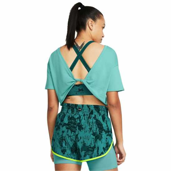 Under Armour Balance Graphic Short-Sleeve Performance Gym Top Синьо 