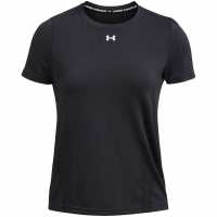 Under Armour Vanish Seamless Short-Sleeve Performance Gym Top Черно/Бяло 