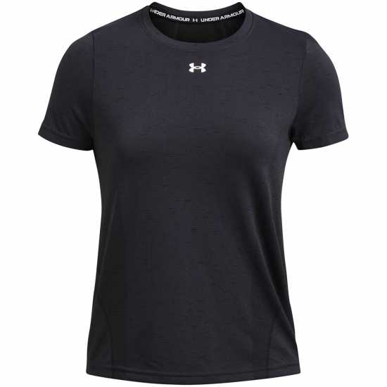 Under Armour Vanish Seamless Short-Sleeve Performance Gym Top Черно/Бяло 
