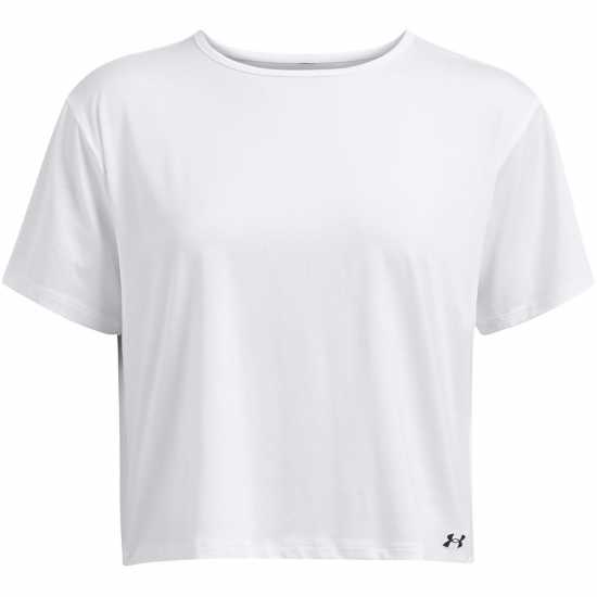 Under Armour Motion Short-Sleeve Performance Gym Top Бяло 