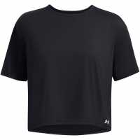 Under Armour Motion Short-Sleeve Performance Gym Top Черно/Бяло 