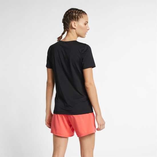 Nike Дамска Блуза Къси Ръкави Mesh Short Sleeve T Shirt Ladies  Дамски дрехи за бягане