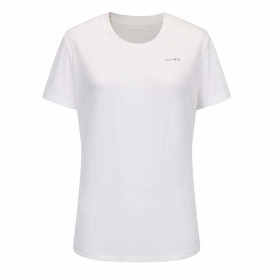 Usa Pro Pro Tech C Tee Womens Бяло 