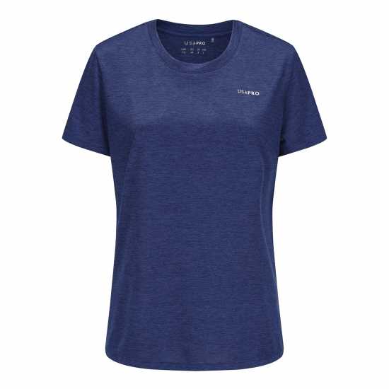 Usa Pro Pro Tech C Tee Womens Морска синьо Usa Pro Pro Tech C Tee Womens Морска синьо