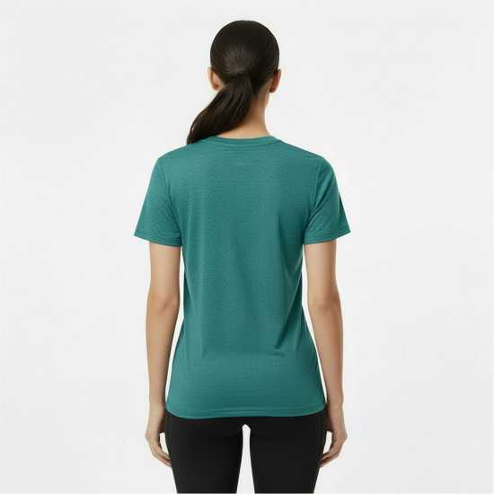 Usa Pro Pro Tech C Tee Womens Синьо-зелено 