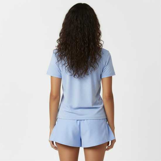 Usa Pro Tech C Tee Womens Brunera Blue 