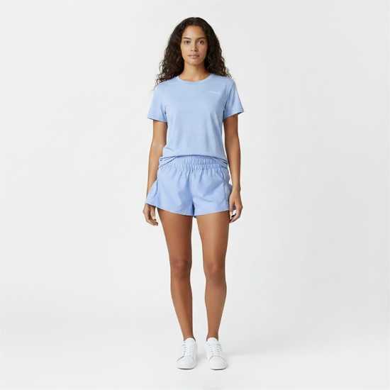Usa Pro Tech C Tee Womens Brunera Blue 