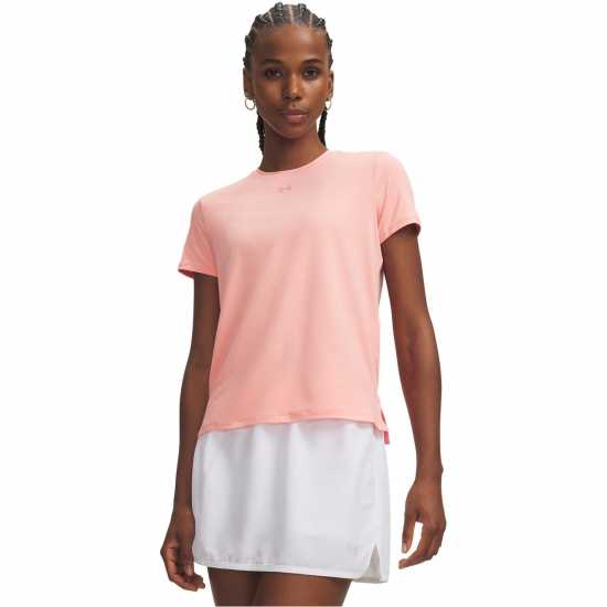 Under Armour Womens Vanish Short Sleeve Performance Gym Top Posh Pink Under Armour Womens Vanish Short Sleeve Performance Gym Top Posh Pink