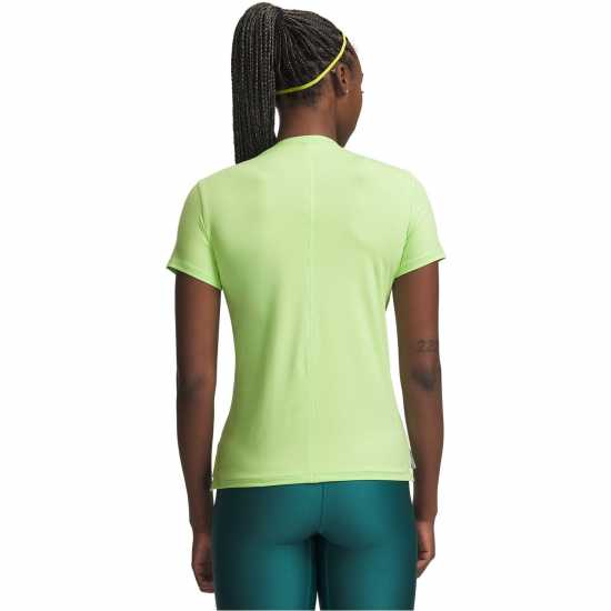 Under Armour Womens Vanish Short Sleeve Performance Gym Top Lime/Grey Under Armour Womens Vanish Short Sleeve Performance Gym Top Lime/Grey