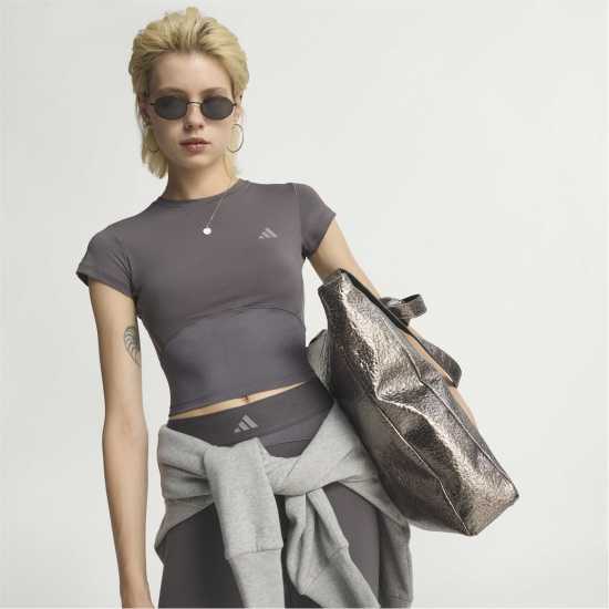 Adidas Women's Short-Sleeve Performance Gym Top Adidas Women's Short-Sleeve Performance Gym Top