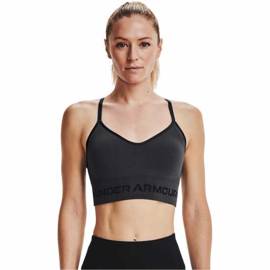 Under Armour Low Impact Sports Bra Grey Спортни сутиени