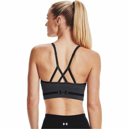 Under Armour Low Impact Sports Bra Сиво Спортни сутиени