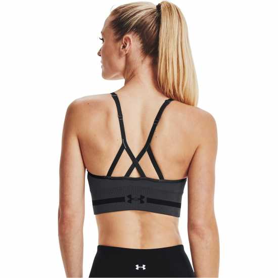 Under Armour Low Impact Sports Bra Grey Спортни сутиени