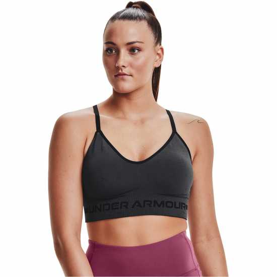 Under Armour Low Impact Sports Bra Grey Спортни сутиени