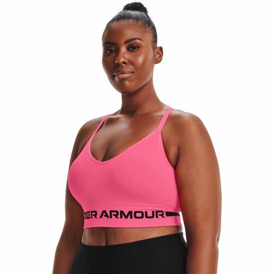 Under Armour Low Impact Sports Bra Pink Спортни сутиени