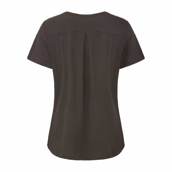LA Gear LA Gear Essential Pleat-Back T-Shirt Womens LA Gear LA Gear Essential Pleat-Back T-Shirt Womens
