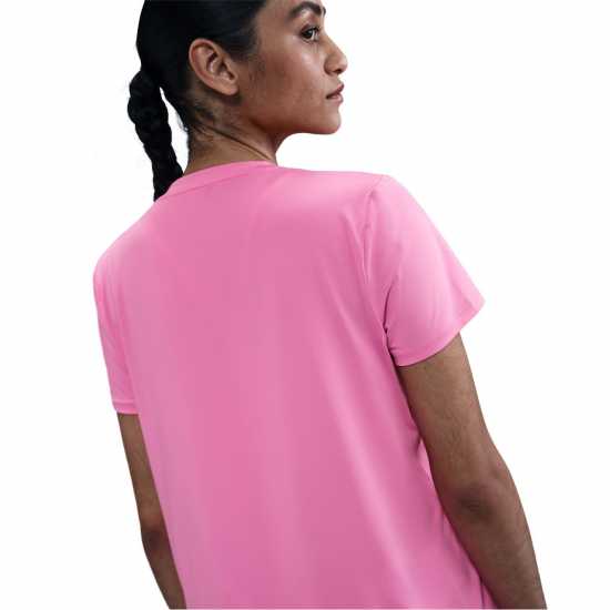 Nike Dri-Fit One Women's Standard Fit Short-Sleeve Top Игриво розово Nike Dri-FIT One Women's Standard Fit Short-Sleeve Top Игриво розово