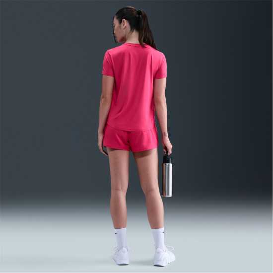 Nike Dri-Fit One Women's Standard Fit Short-Sleeve Top Ръсъм Роза Nike Dri-Fit One Women's Standard Fit Short-Sleeve Top Ръсъм Роза