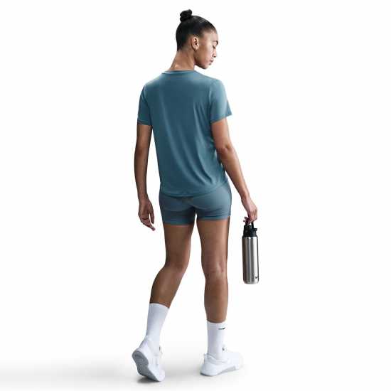 Nike Dri-Fit One Women's Standard Fit Short-Sleeve Top Димно синьо 