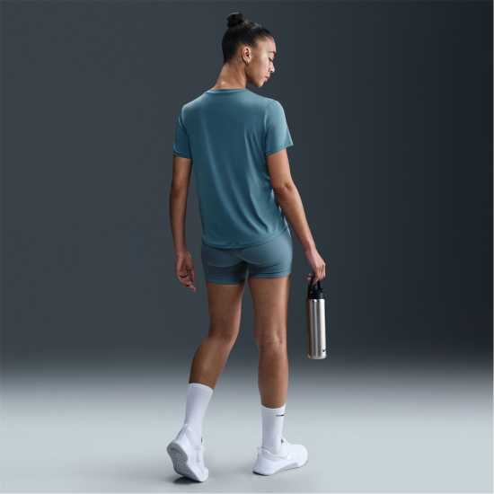 Nike Dri-Fit One Women's Standard Fit Short-Sleeve Top Димно синьо 