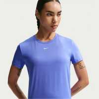 Nike Dri-Fit One Women's Standard Fit Short-Sleeve Top Sapphire Nike Dri-Fit One Women's Standard Fit Short-Sleeve Top Sapphire