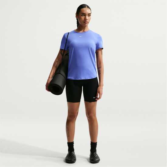 Nike Dri-Fit One Women's Standard Fit Short-Sleeve Top Sapphire Nike Dri-Fit One Women's Standard Fit Short-Sleeve Top Sapphire