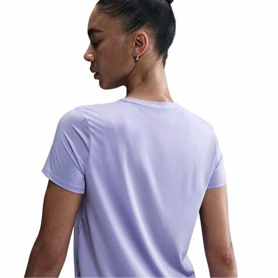 Nike Dri-Fit One Women's Standard Fit Short-Sleeve Top Сиренево 
