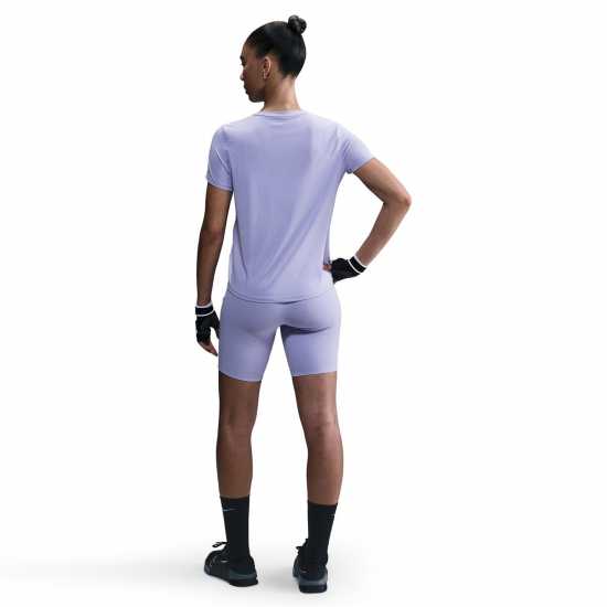 Nike Dri-Fit One Women's Standard Fit Short-Sleeve Top Сиренево 