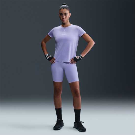 Nike Dri-Fit One Women's Standard Fit Short-Sleeve Top Сиренево 