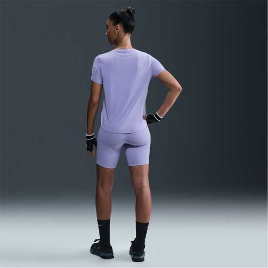 Nike Dri-Fit One Women's Standard Fit Short-Sleeve Top Сиренево 