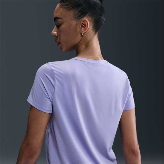 Nike Dri-Fit One Women's Standard Fit Short-Sleeve Top Сиренево 