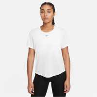 Nike Dri-FIT One Women's Standard Fit Short-Sleeve Top White Атлетика