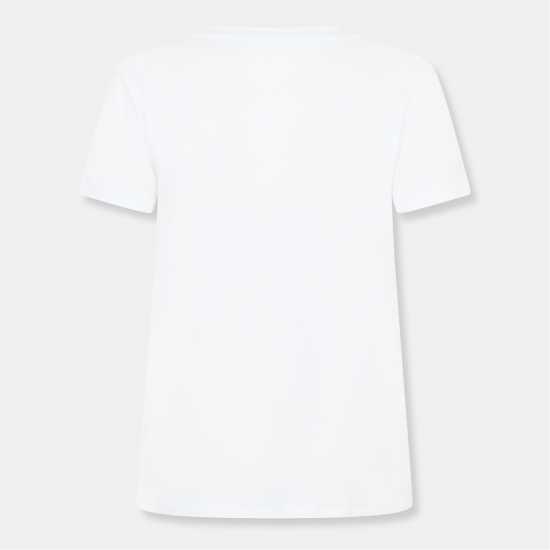 Nike Dri-Fit One Women's Standard Fit Short-Sleeve Top Бяло Nike Dri-Fit One Women's Standard Fit Short-Sleeve Top Бяло