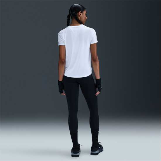Nike Dri-Fit One Women's Standard Fit Short-Sleeve Top Бяло Nike Dri-Fit One Women's Standard Fit Short-Sleeve Top Бяло