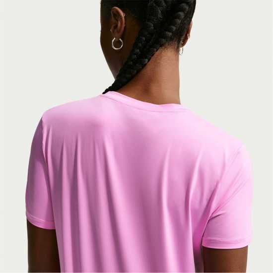 Nike Dri-Fit One Women's Standard Fit Short-Sleeve Top Light Magenta Nike Dri-Fit One Women's Standard Fit Short-Sleeve Top Light Magenta