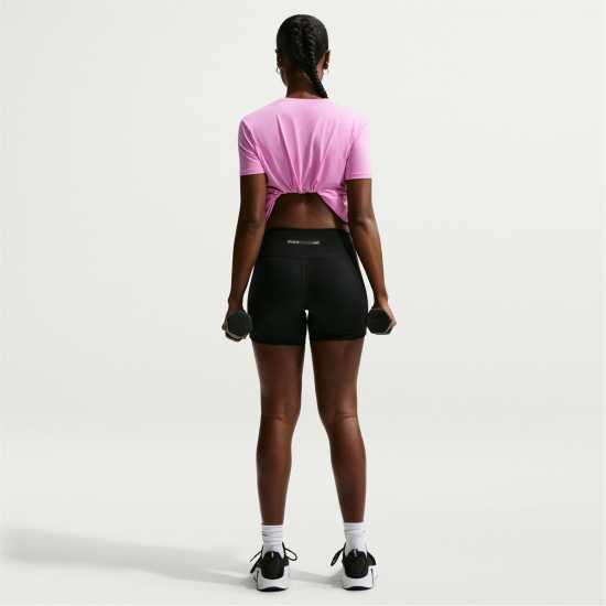 Nike Dri-Fit One Women's Standard Fit Short-Sleeve Top Light Magenta Nike Dri-Fit One Women's Standard Fit Short-Sleeve Top Light Magenta