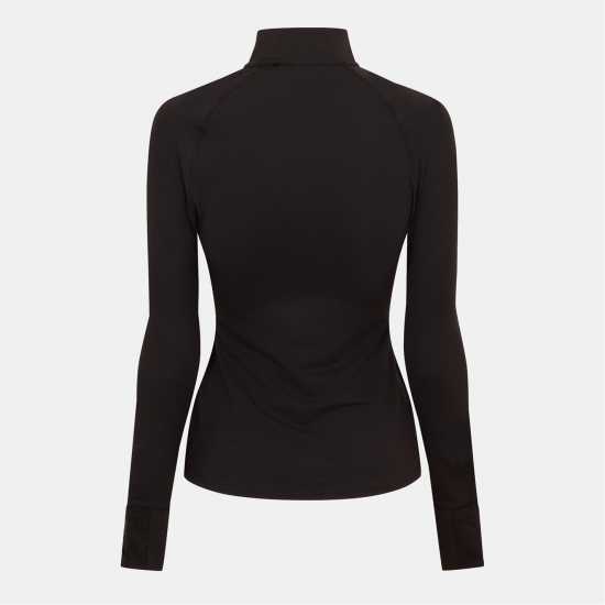 Usa Pro Long Sleeve Quarter Zip Top Womens Черно Usa Pro Long Sleeve Quarter Zip Top Womens Черно