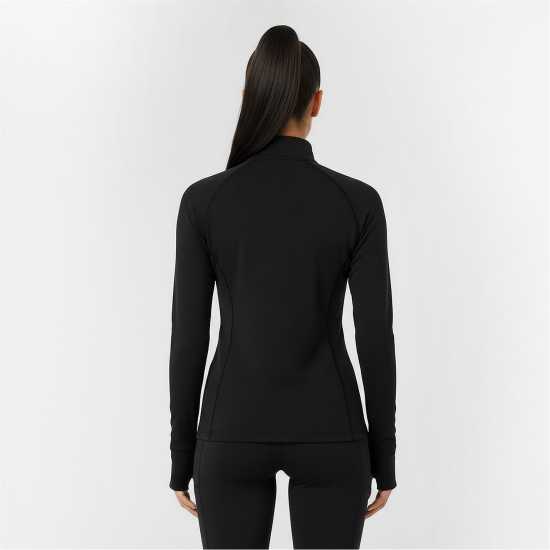 Usa Pro Long Sleeve Quarter Zip Top Womens Черно 