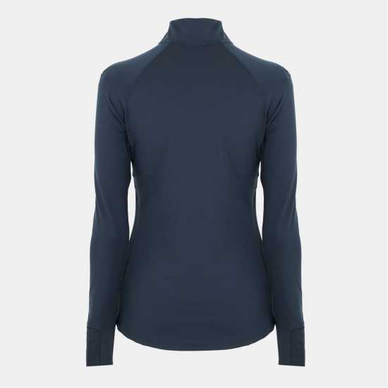Usa Pro Long Sleeve Quarter Zip Top Womens Морска синьо Usa Pro Long Sleeve Quarter Zip Top Womens Морска синьо