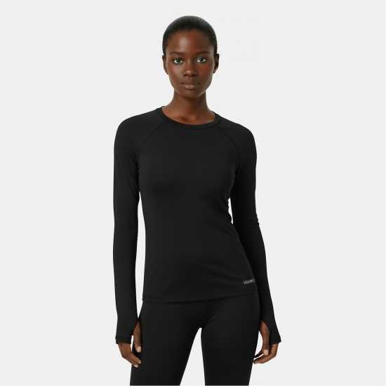 Usa Pro Горнище С Дълъг Ръкав Long Sleeve Top Womens Черно Usa Pro Горнище С Дълъг Ръкав Long Sleeve Top Womens Черно