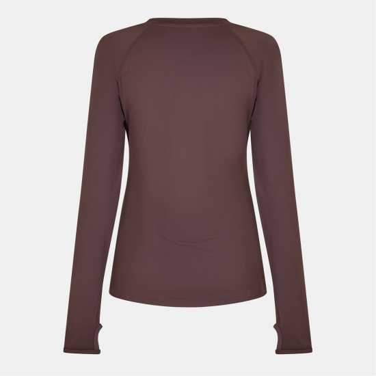 Usa Pro Горнище С Дълъг Ръкав Pro Long Sleeve Top Womens Espresso Usa Pro Горнище С Дълъг Ръкав Pro Long Sleeve Top Womens Espresso