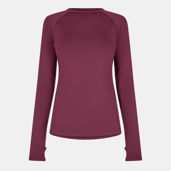 Usa Pro Горнище С Дълъг Ръкав Pro Long Sleeve Top Womens Dark Cherry Usa Pro Горнище С Дълъг Ръкав Pro Long Sleeve Top Womens Dark Cherry