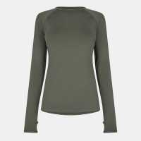 Usa Pro Горнище С Дълъг Ръкав Long Sleeve Top Womens Хаки