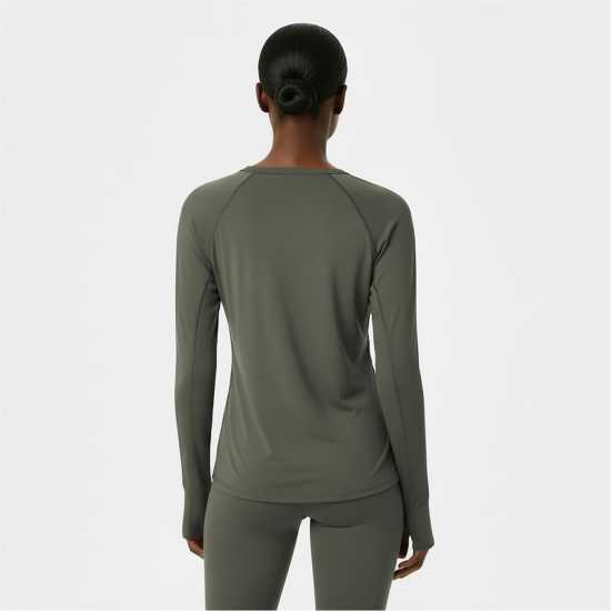 Usa Pro Горнище С Дълъг Ръкав Long Sleeve Top Womens Хаки 