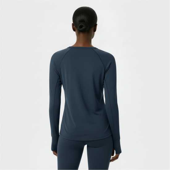Usa Pro Горнище С Дълъг Ръкав Long Sleeve Top Womens Морска синьо 