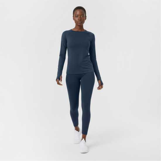 Usa Pro Горнище С Дълъг Ръкав Long Sleeve Top Womens Морска синьо 