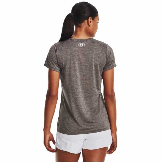 Under Armour Tech Workout T-Shirt Ladies Grey Атлетика